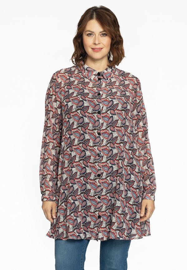 yoek Blouse A-lijn FIESTA - ecru