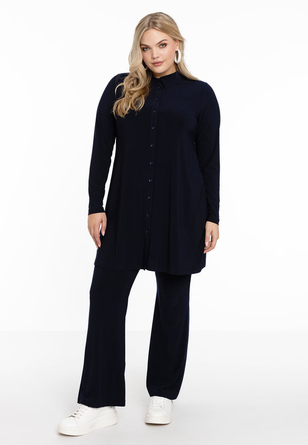 Yoek Blouse DOLCE - Blauw