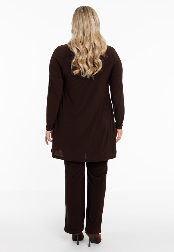 Yoek Blouse DOLCE - Bruin