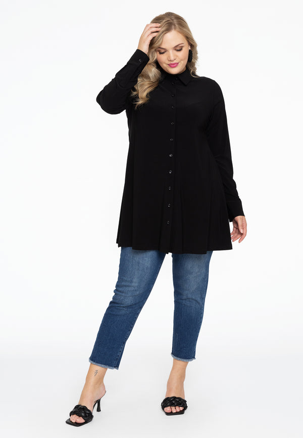 Yoek Blouse DOLCE - Zwart