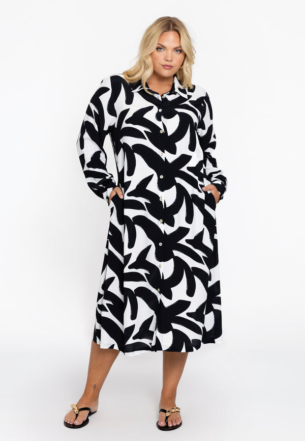 Yoek Blouse Dress KOONS - Wit