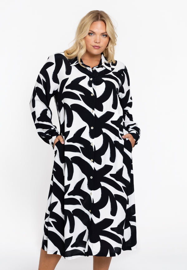 yoek Blouse Dress KOONS - Wit