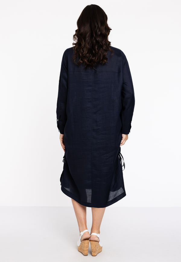 Yoek Blouse-jurk - Blauw