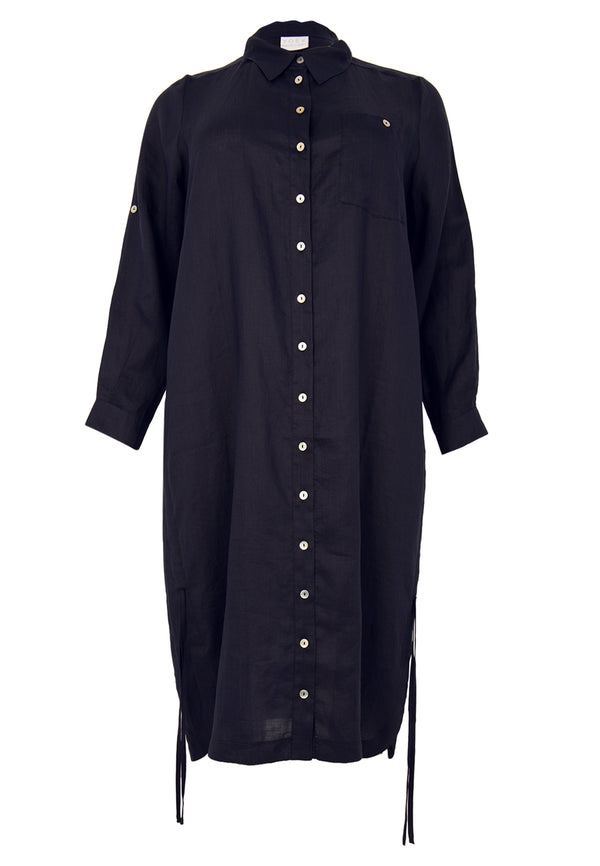 Yoek Blouse-jurk - Blauw