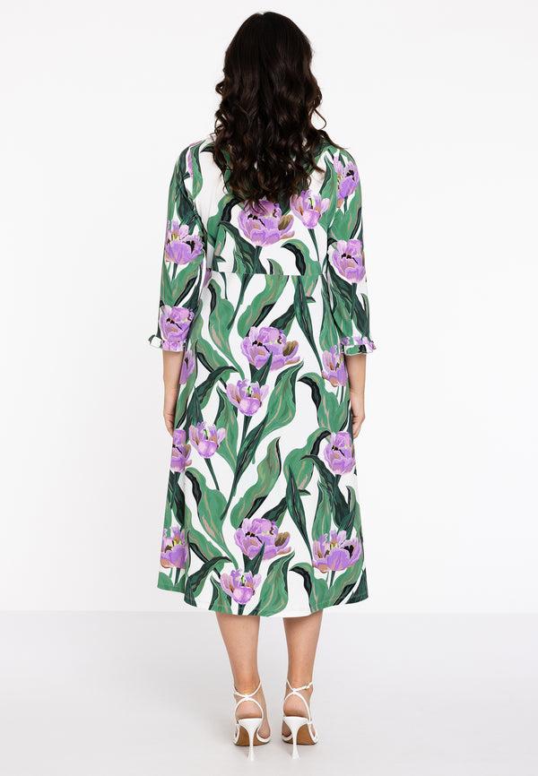 Yoek Blouse Jurk LILIA - Ecru