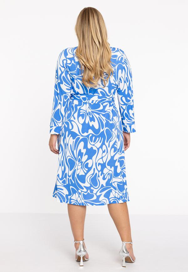 Yoek Blouse-jurk MAJOLICA - Light Blue