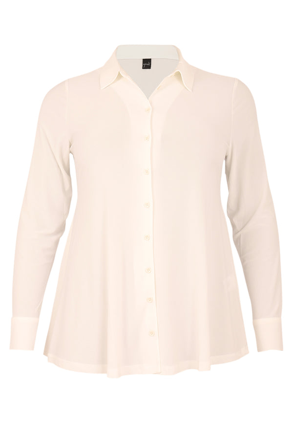 Yoek Blouse Kort A-lijn DOLCE - Ecru