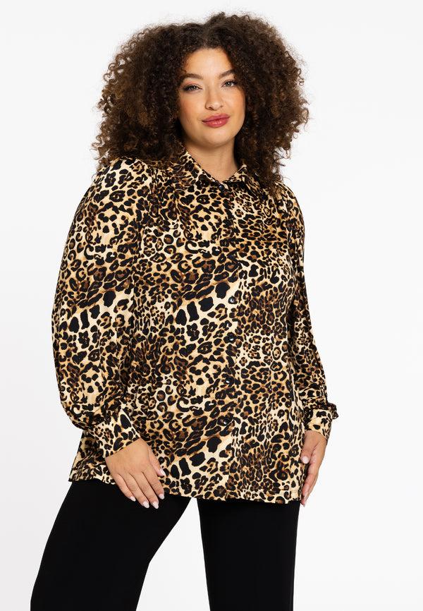 yoek Blouse SERENGETI - Bruin
