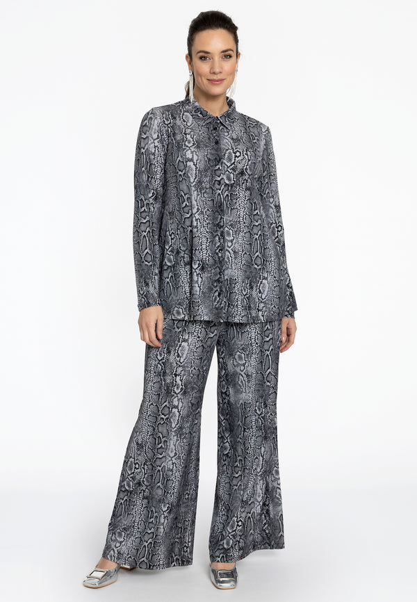 Yoek Blouse SIA - Grijs