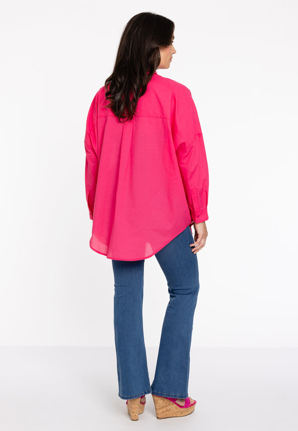 Yoek Blouse SOFT COTTON - Roze