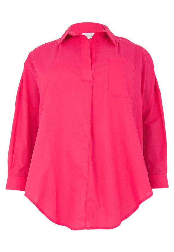 Yoek Blouse SOFT COTTON - Roze