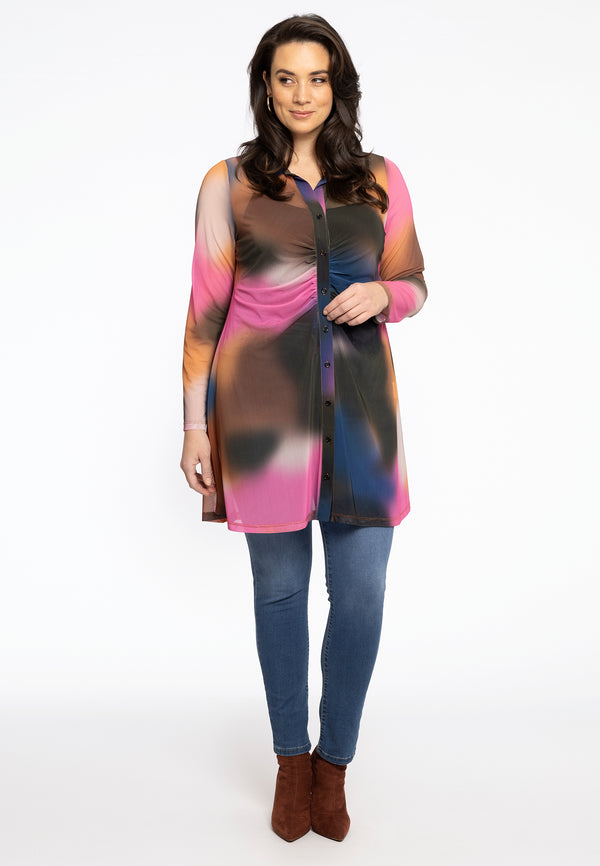 Yoek Blouse Wide Bottom GRADIANT - Other