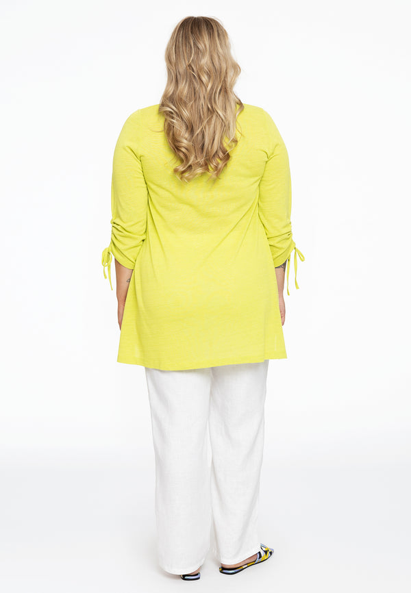 Yoek Blouse Wijd Met Koordje COCOON - Bright Green