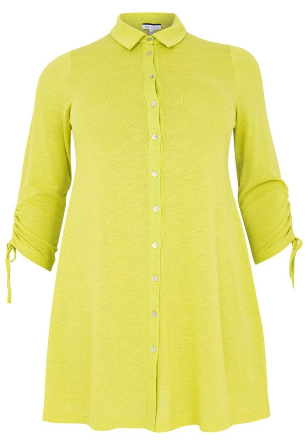 Yoek Blouse Wijd Met Koordje COCOON - Bright Green