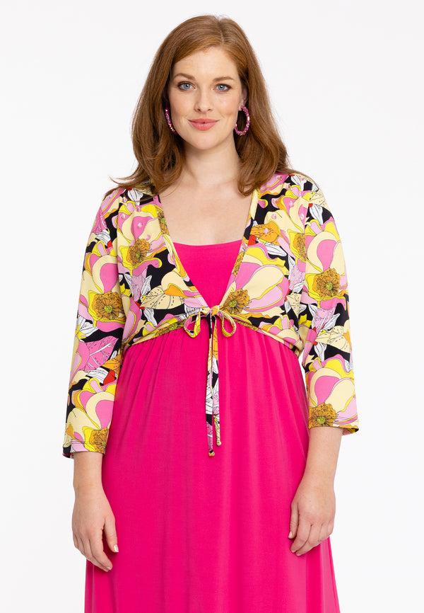 yoek Bolero met strass ABBY - Zwart