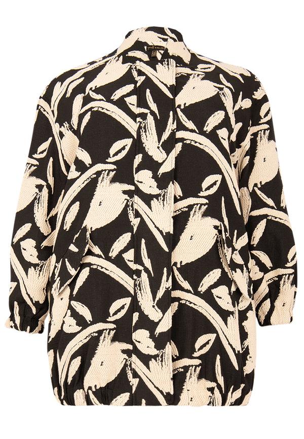 Yoek Bomber Lang GISELE - Zwart