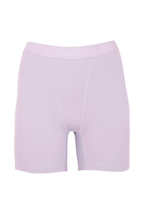 Yoek Boxer Rib LOUNGE - Light Purple