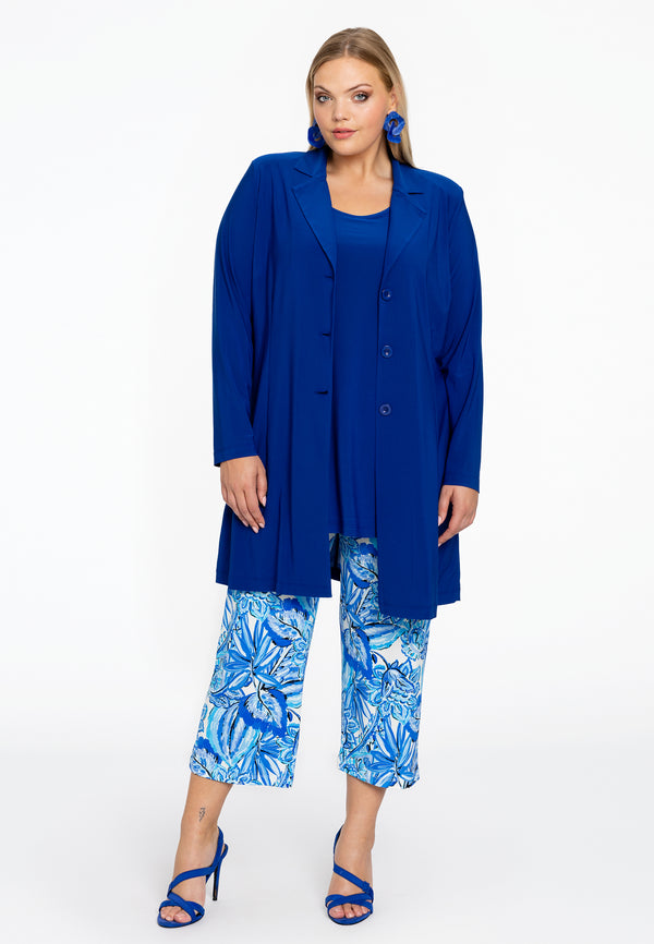 Yoek Broek 7/8 PORCELAIN - Blauw