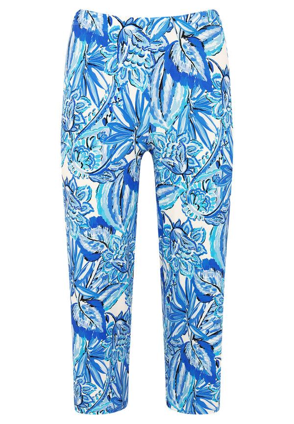 Yoek Broek 7/8 PORCELAIN - Blauw