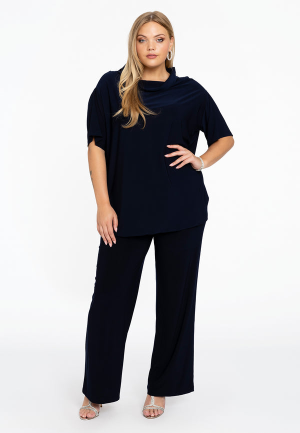 yoek Broek bootcut DOLCE - Blauw