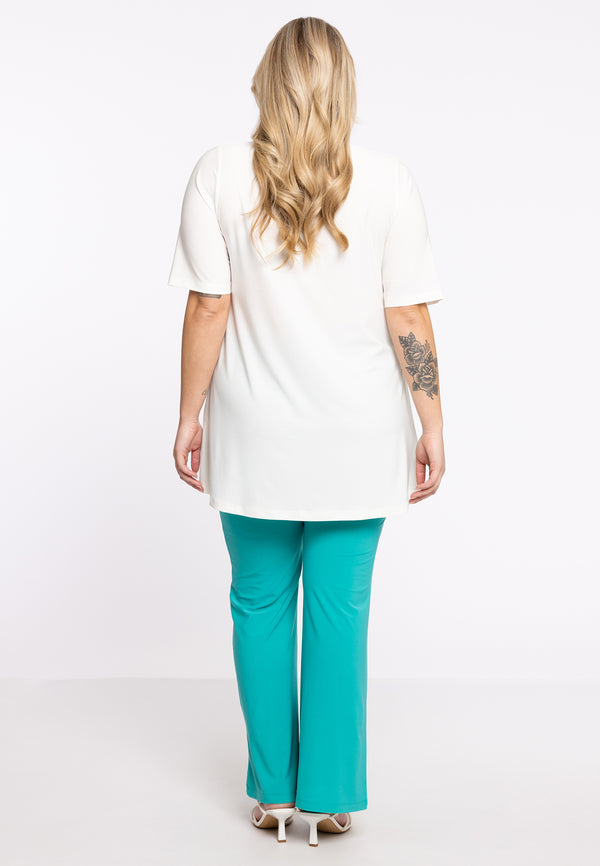 Yoek Broek Bootleg DOLCE - Turquoise