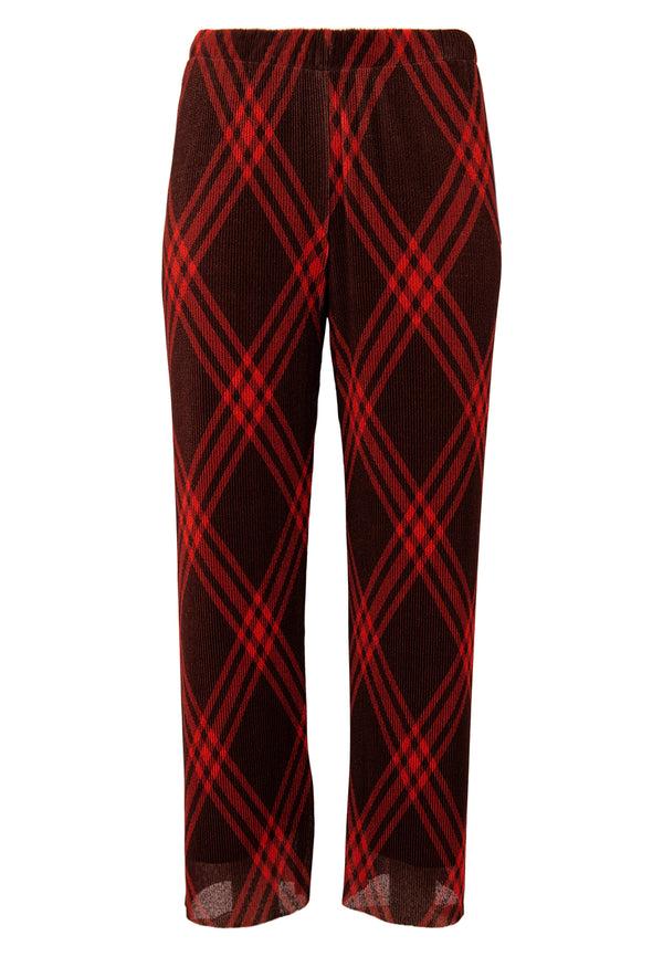 Yoek Broek CHECK - Rood