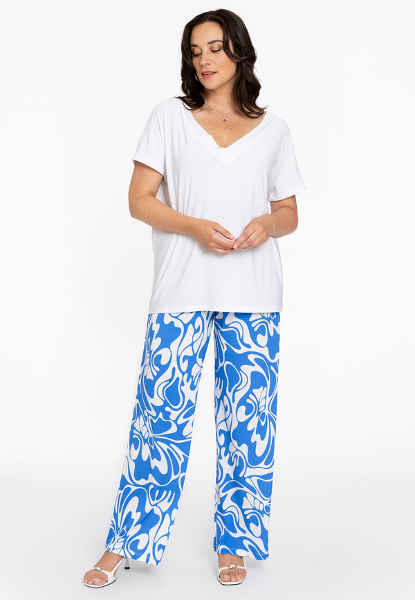 yoek Broek MAJOLICA - light blue
