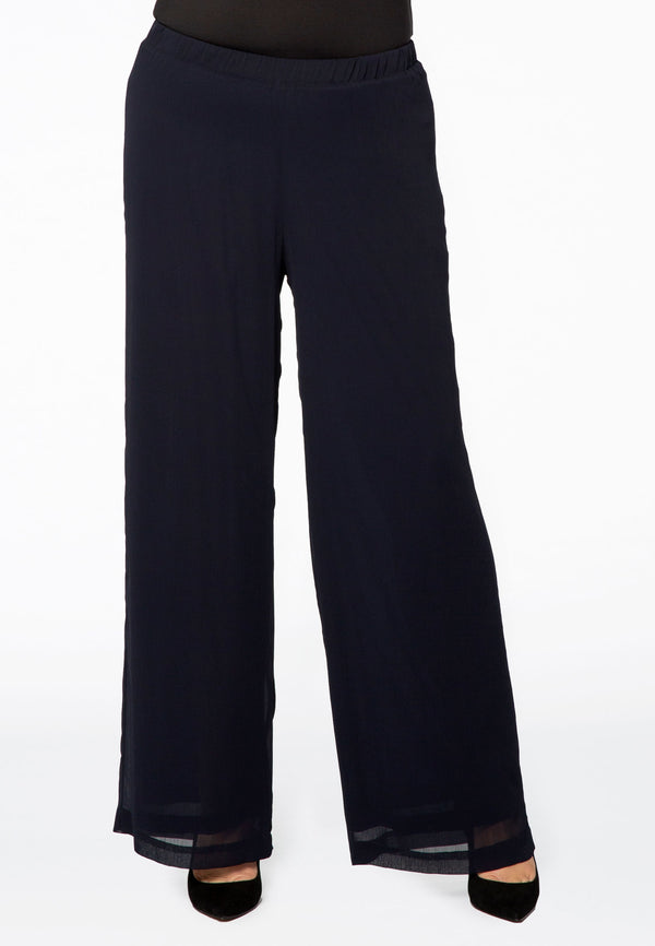 yoek Broek pantalon VOILE - Blauw