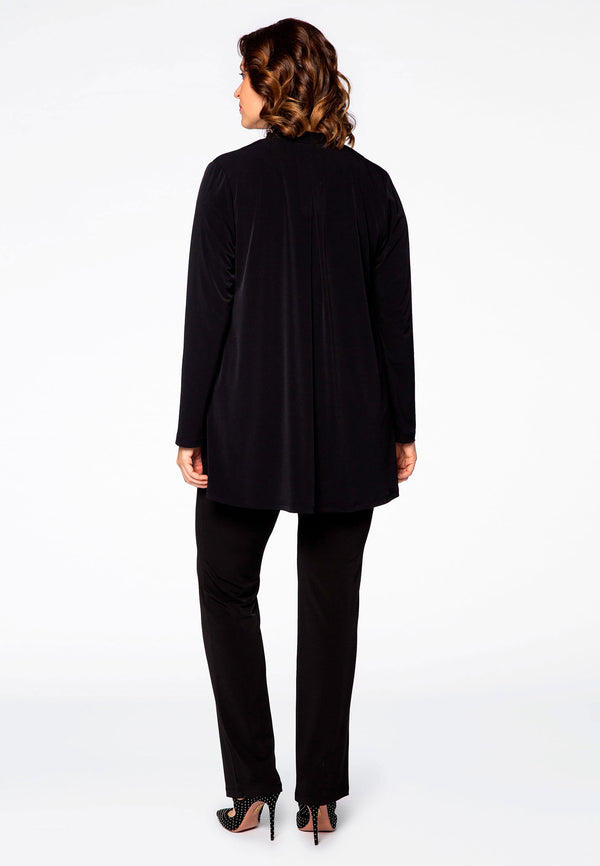 Yoek Cardigan Met Plooien DOLCE - Blauw