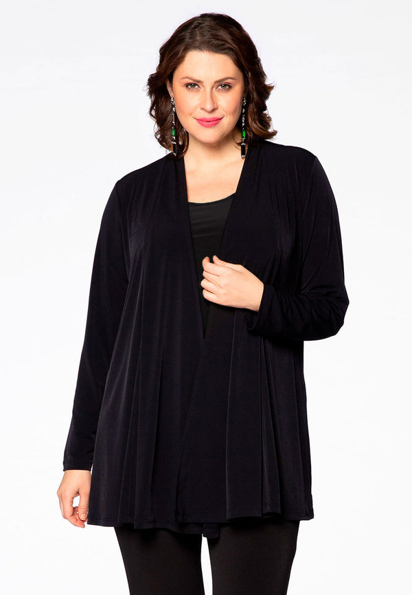 yoek Cardigan met plooien DOLCE - Blauw