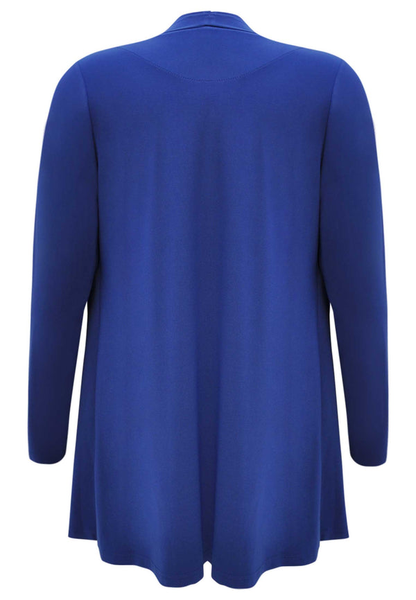 Yoek Cardigan Met Plooien DOLCE - Indigo