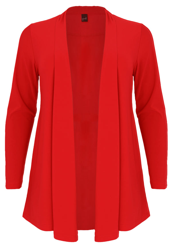 Yoek Cardigan Met Plooien DOLCE - Rood