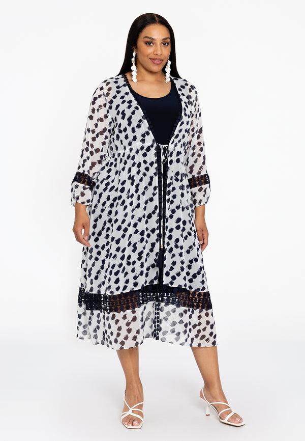 Yoek Cardigan PEGGY - Ecru