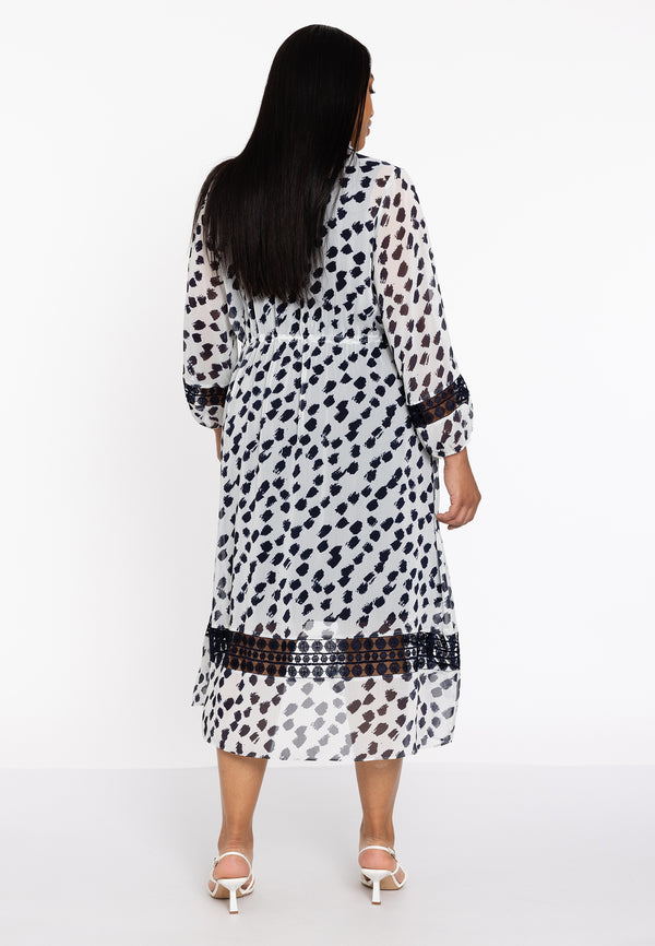 Yoek Cardigan PEGGY - Ecru