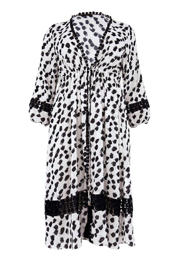 Yoek Cardigan PEGGY - Ecru