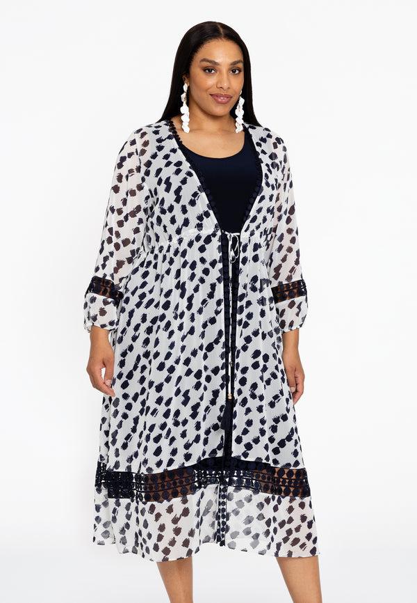 yoek Cardigan PEGGY - ecru