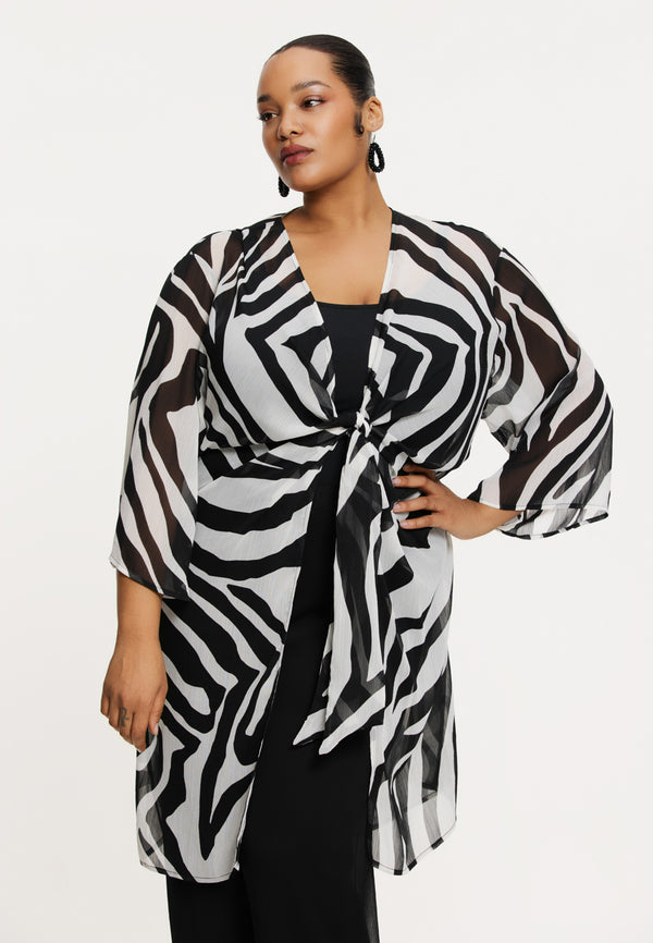 yoek Cardigan SAVANNA - Zwart