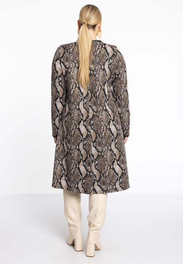 Yoek Dress A-line Studs SERA - Zwart