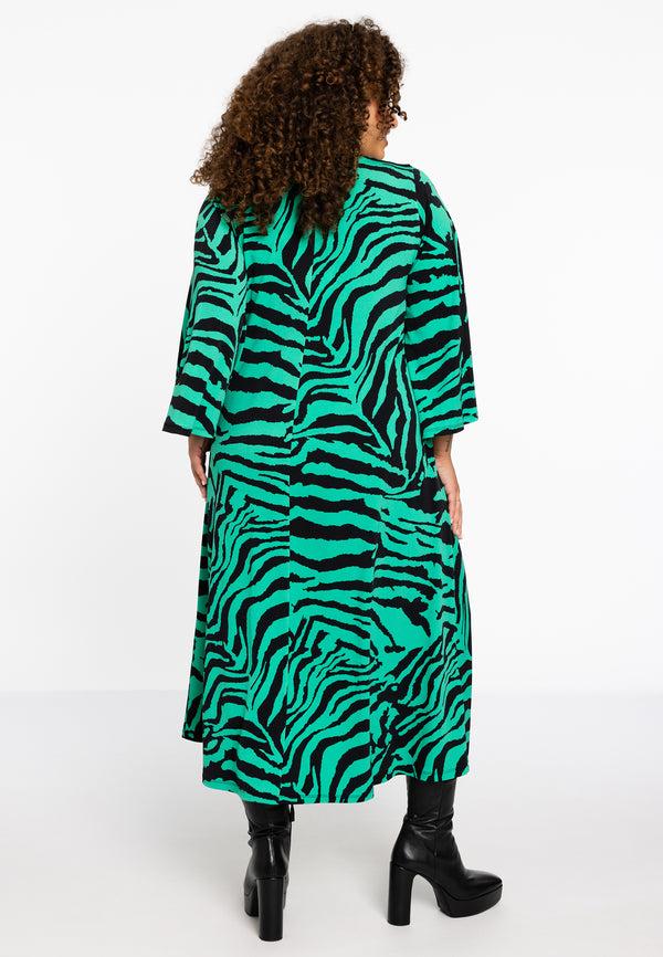 Yoek Dress Strass VERDI - Groen