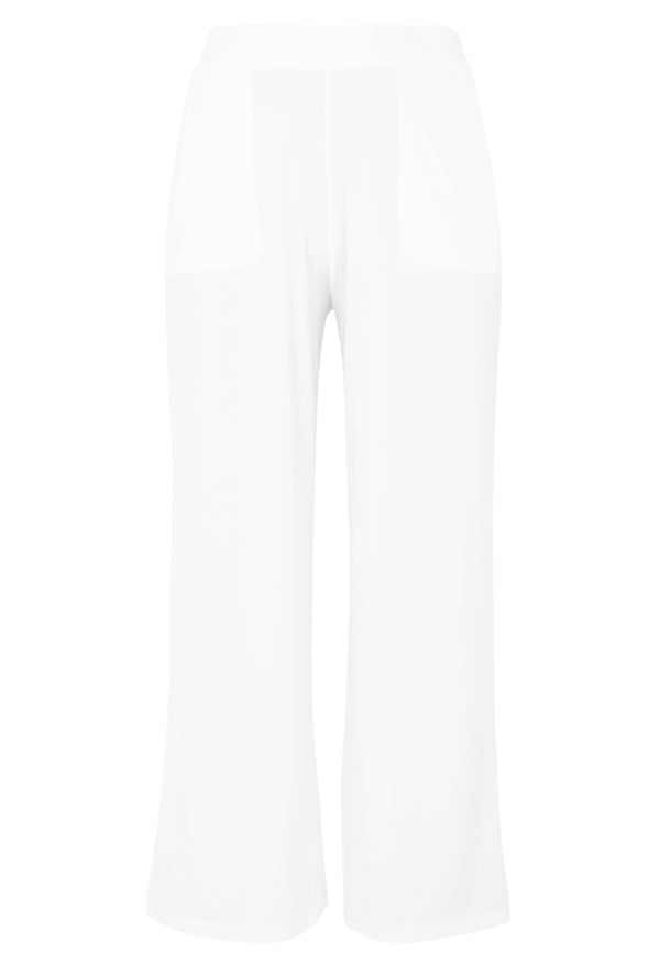 Yoek Extra Wijde Broek DOLCE - Wit