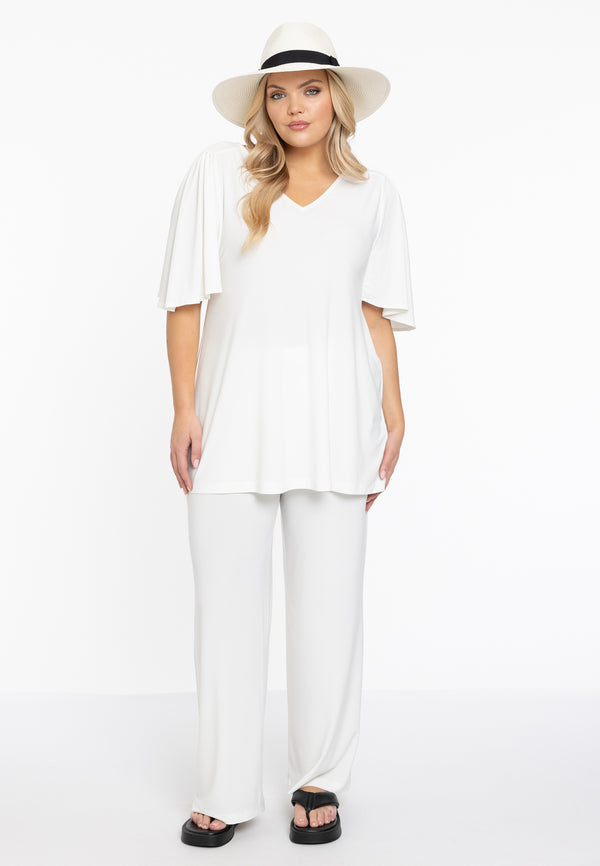 Yoek Fiona Fedora Ivory - Ecru