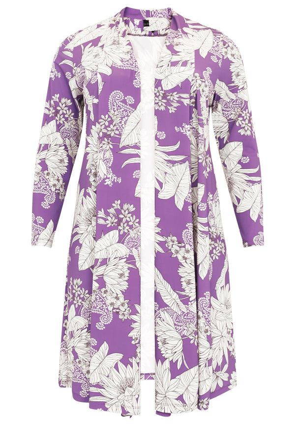 Yoek Geplooid Vest PAULINA - Paars