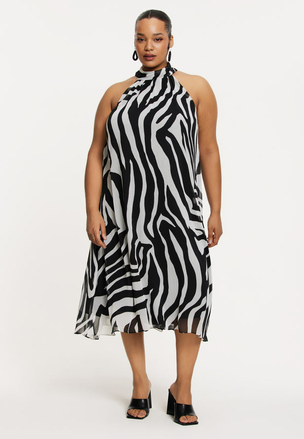 yoek Halterjurk SAVANNA - Zwart