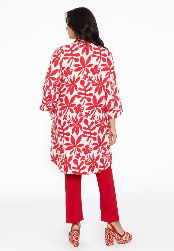 Yoek Jasje Met Knopen ANNA - Rood