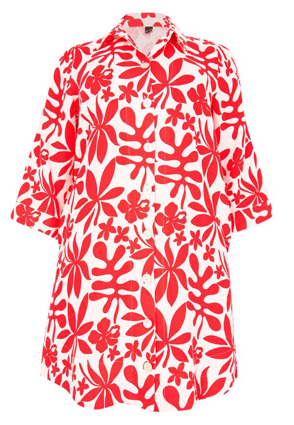 Yoek Jasje Met Knopen ANNA - Rood