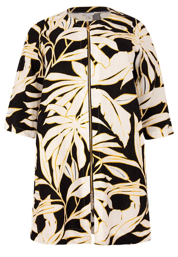 Yoek Jasje Met Rits PALMIER - Zwart