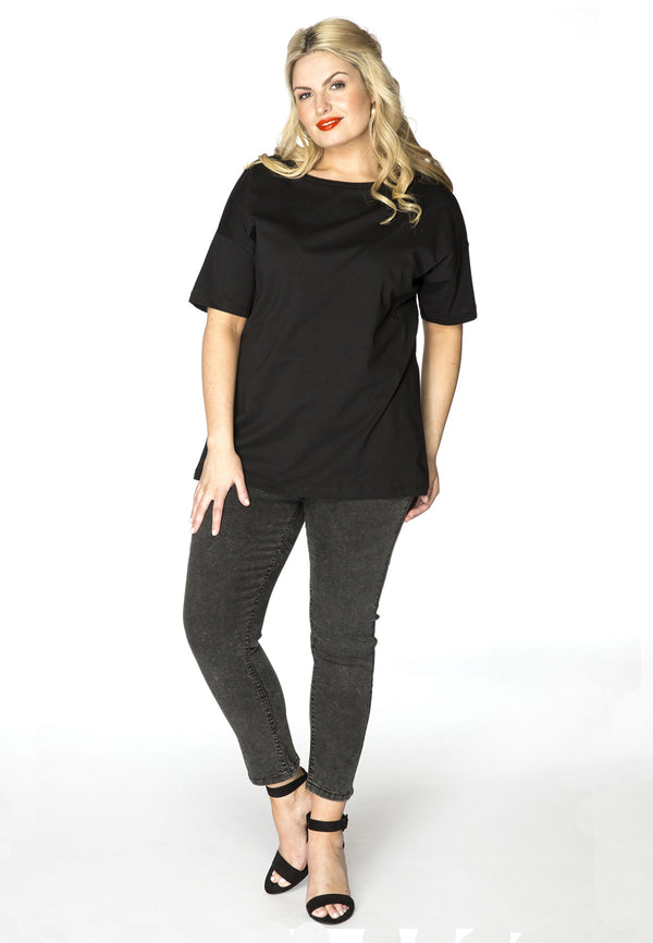 yoek Jeans 7/8 met rits - Grijs