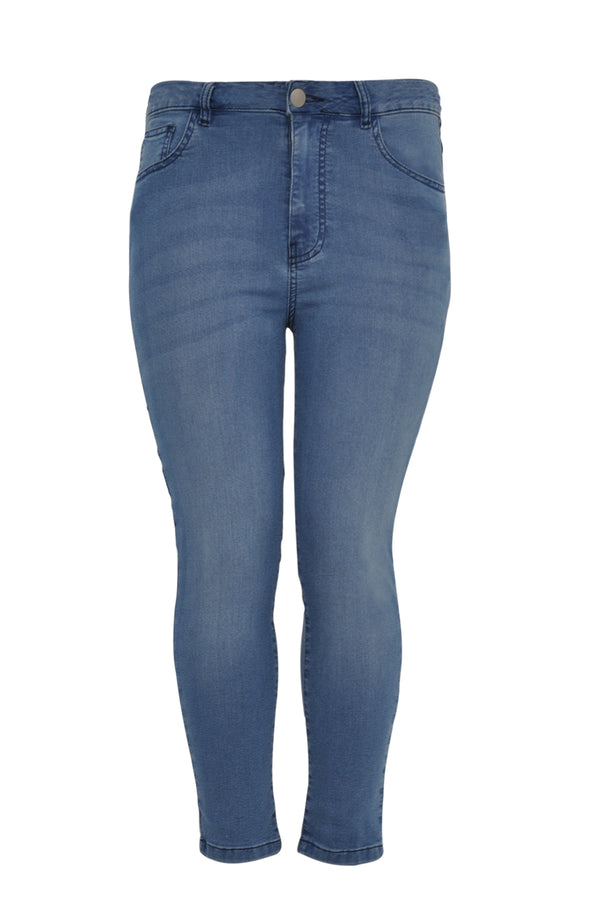Yoek Jeans 7/8 Met Rits - Indigo