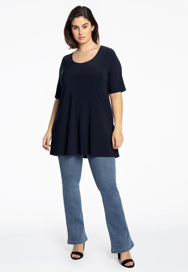 Yoek Jegging Bootleg Denim - Indigo