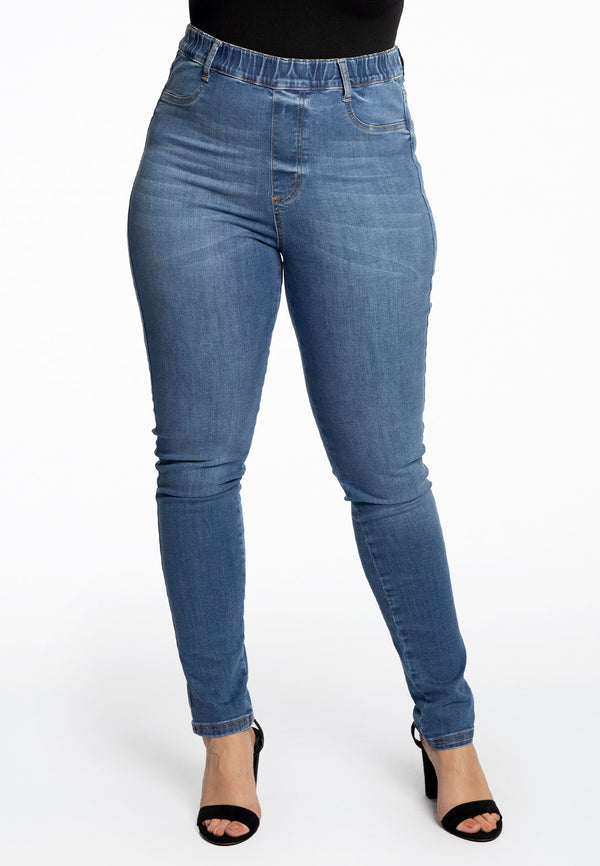 Yoek Jegging Skinny Denim - Indigo